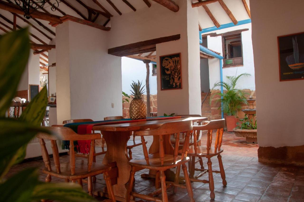 La Juanita Hostel Barichara Exterior foto