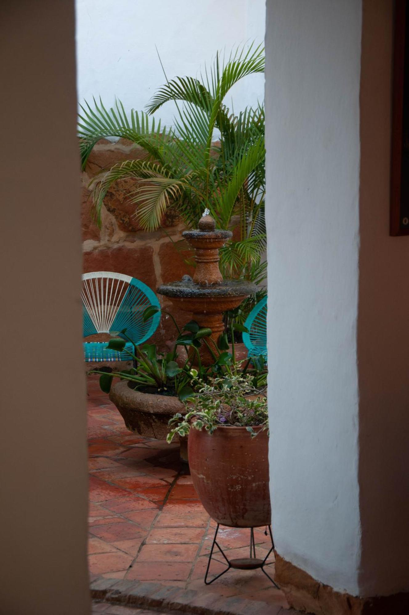 La Juanita Hostel Barichara Exterior foto